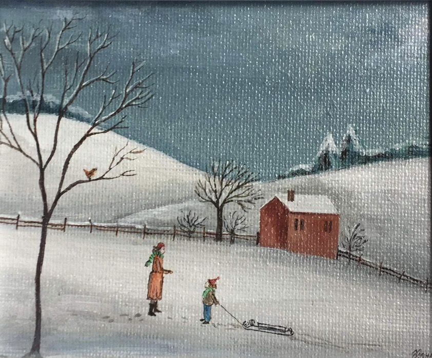 Winter walk - Mona Moneva